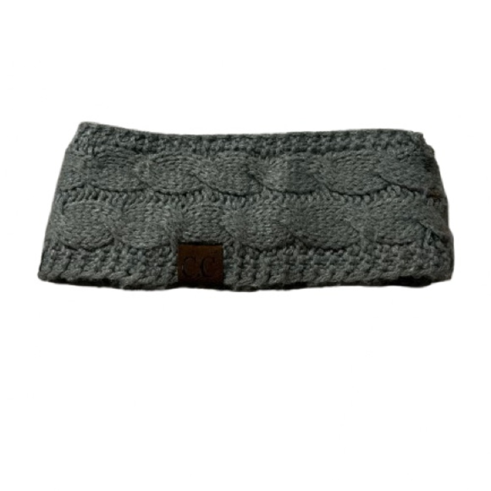 CC Boutique Gray Knit Headband
